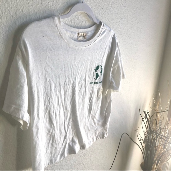 *SOLD*Roomy save the planet crop top size small - Picture 2 of 11